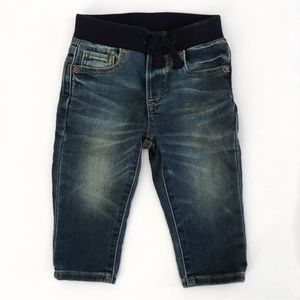 Baby Gap Straight Leg Medium/Dark wash denim size 6-12m